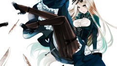 Dress bows blondes gray eyes pantyhose axis powers hetalia