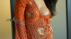 Dress cleavage chubby Sunny