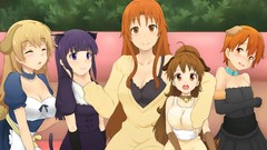 Dress collar blondes blush long hair brown eyes brunettes short 