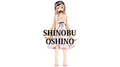 Dress donuts red eyes blondes bakemonogatari monogatari-series 