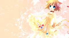 Dress Flowers blue eyes