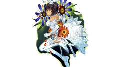 Dress Flowers pixiv red