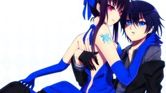 Dress gloves bare shoulders hair bun