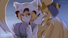 Dress hats blondes anime girls yellow eyes touhou yakumo ran 