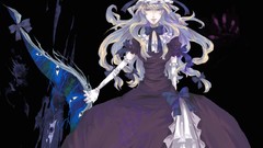 Dress hats bows blondes long hair anime girls touhou yakumo 