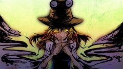 Dress hats goddess Ribbons blondes blush smiling long hair 