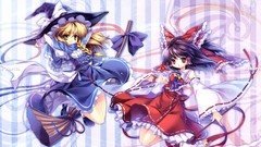 Dress hats red eyes Ribbons red dress stripes bows blondes 