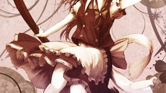 Dress hats socks flying sitting bows blondes smiling long hair 