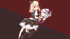 Dress hats Vampires gloves blondes blush anime girls blue eyes 