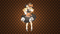 Dress hats witch Halloween Ribbons blondes anime girls brown 