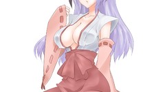 Dress horns anime girls blue eyes higurashi no naku koro ni 