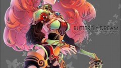 Dress long hair anime girls