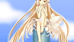 Dress long hair barefoot anime girls chobits chii