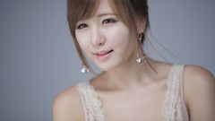 Dress neck asians models Korean Ryu Ji Hye