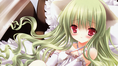 Dress nekomimi red eyes