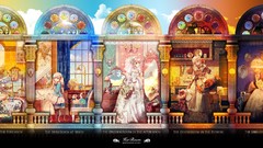 Dress piano blue eyes