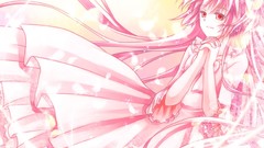 Dress pink hair long hair anime girls mahou shoujo madoka 