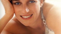 Dress Princess blondes smiling blue eyes wales Diana pink 