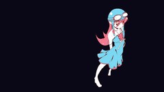 Dress red eyes bakemonogatari redheads monogatari-series 