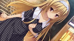 Dress red eyes long hair anime girls muririn game cg riots 
