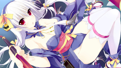 Dress red eyes white