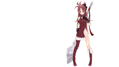 Dress redheads red eyes