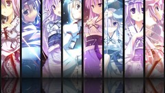 Dress Ribbons kimono blondes pink hair