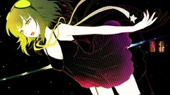 Dress Ribbons sunglasses anime girls green eyes short hair 