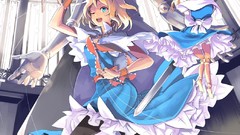 Dress Shanghai anime girls touhou alice margatroid video games