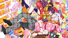 Dress shapes skeletons multicolor yuri