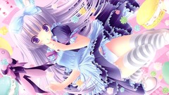 Dress Sweets Ribbons blush anime girls lolita fashion underwear 