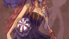 Dress Umbrellas hats anime girls braids One Piece (anime) Perona