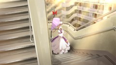 Dress Umbrellas hats bows blondes anime girls touhou yakumo 