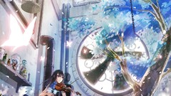 Dress violins anime girls original characters