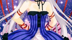 Dress white hair Ribbons anime girls suzuhira hiro crowns 