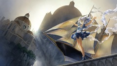 Dress wind ships buildings