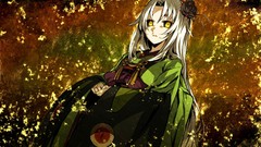 Dress yellow eyes white