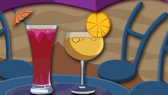 Drinks lemons multicolor vectors