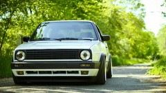 Drive cars Engines chrome Volkswagen Golf