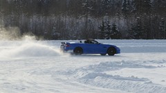 Drive convertible blue cars nordic Jaguar XKR Jaguar XKR-S