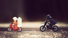 Droids star wars Darth Vader Bicycles Legos