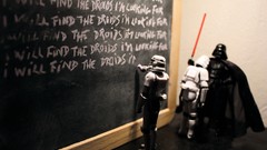 Droids star wars Darth Vader dark side stormtroopers toys 