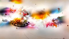 Drop paint Desktopography