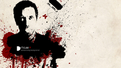 Drugs blood splatters artwork