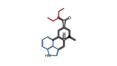Drugs chemistry LSD molecular formula