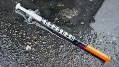 Drugs Needles syringe heroin