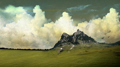 Dual awesome Landscapes abstract