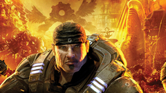 Dual screen gears-of-war game