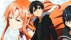 Dual screen kirigaya kazuto sword art online yuuki asuna 
