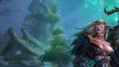 Dual screen tyrande whisperwind world of warcraft Malfurion 